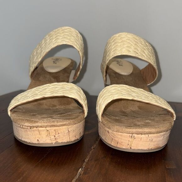 NWT Style & Co Platform Sandals Daliaaf Woven Natural Size 8 - Picture 5 of 11